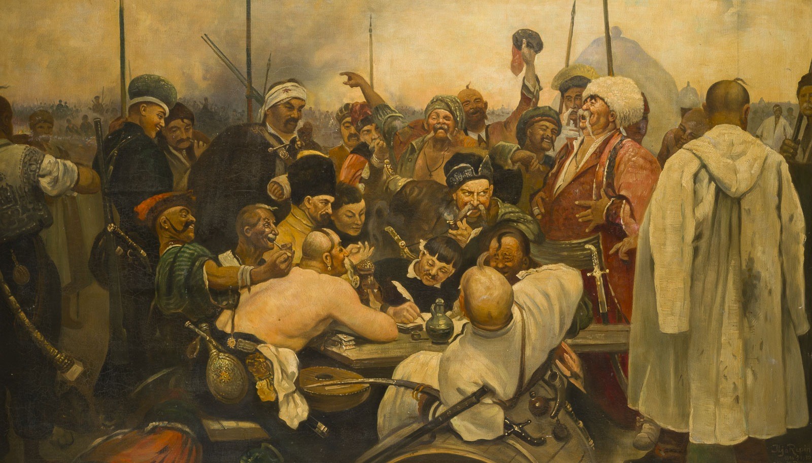 KUNST IKONEN AUS DER ORTHODOXEN WELT 'DIE SAPOROGER KOSAKEN