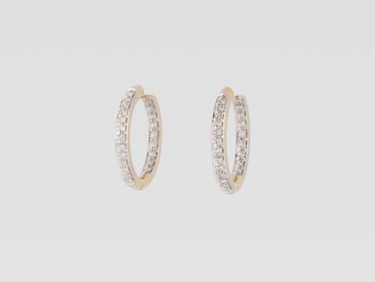 Auction <br>PAAR DIAMANT-OHRCREOLEN