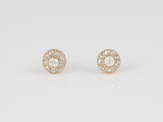 Picture PAAR DIAMANT-OHRSTECKER