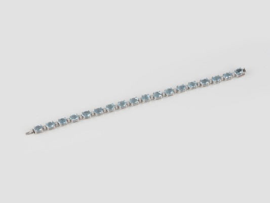 Bild AQUAMARIN-ARMBAND MIT BRILLANTEN