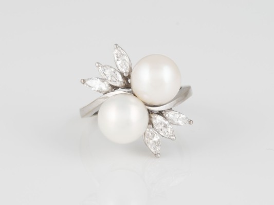 Bild PERL-DIAMANT-RING