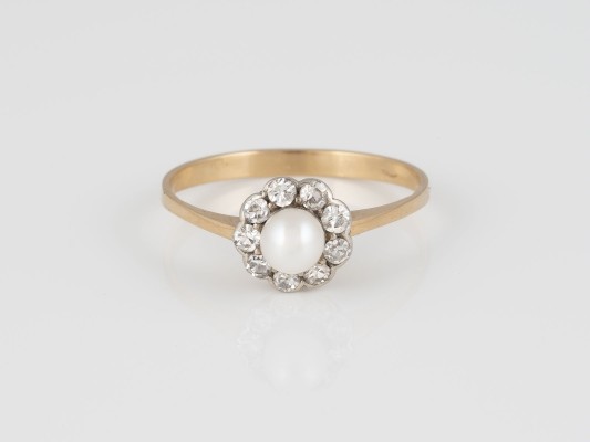 Bild PERL-DIAMANT-RING