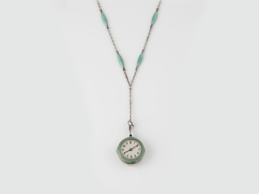 Auction <br>EMAILLIERTE TASCHENUHR 'SPECK WATCH FY GERMANY'