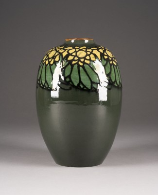 Bild VASE MIT FLORALEM DEKOR