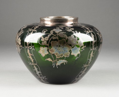 Bild VASE MIT SILBERAUFLAGE