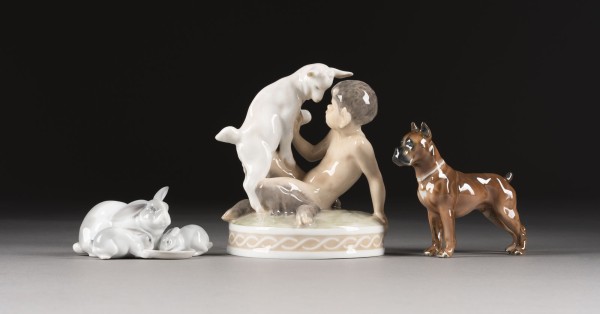 Bild DREI PORZELLAN-FIGUREN