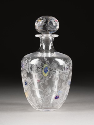 Auction <br>FLAKON MIT BUNTEN MILLEFIORICANES