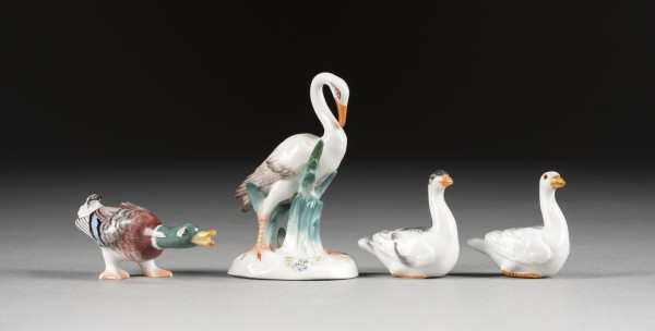Picture VIER MINIATUR-VOGELFIGUREN