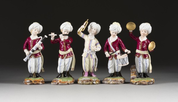 Picture SAMMLUNG VON FÜNF FIGUREN AUS DER 'TÜRKISCHEN KAPELLE'