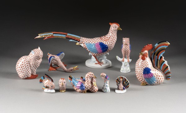 Picture ZEHN TIERFIGUREN 'VIEUX HEREND'