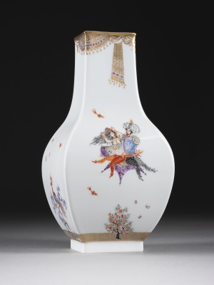 Auktion <br>VIERKANTVASE '1001 NACHT'