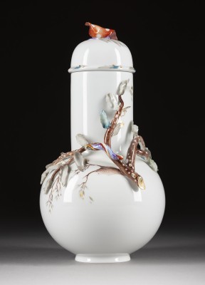 Bild DECKELVASE 'ASTGEFLECHT' II