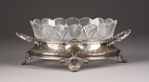 Bild JARDINIERE MIT GLASEINSATZ