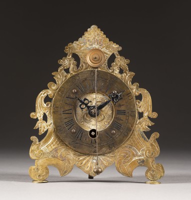Auction <br>TISCHUHR - SOGENANNTER 'VORDERZAPPLER' IM BAROCKSTIL