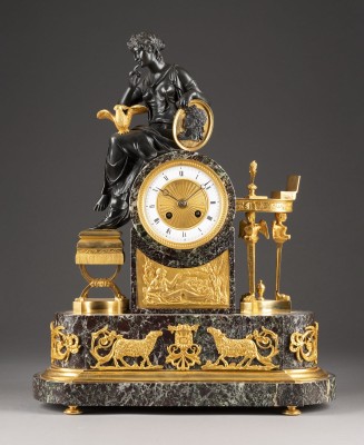 Auction <br>FIGURENPENDULE IM EMPIRE-STIL