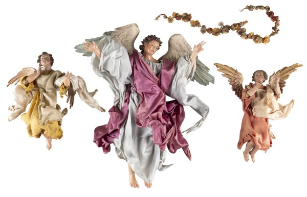 Picture DREI KRIPPENFIGUREN 'ENGEL'