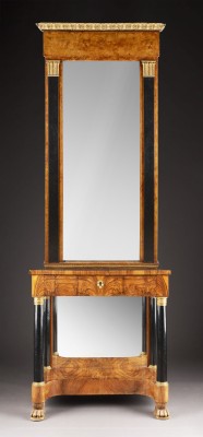 Auction <br>EMPIRE KONSOLENTISCH MIT SPIEGEL