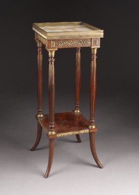 Picture NAPOLEON III.-ZIERTISCH MIT QUADRATISCHER MARMORPLATTE