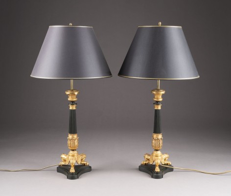 Picture PAAR LAMPEN IM NAPOLOEN-III-STIL