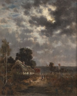 Auktion <br>Nächtliche Landschaft