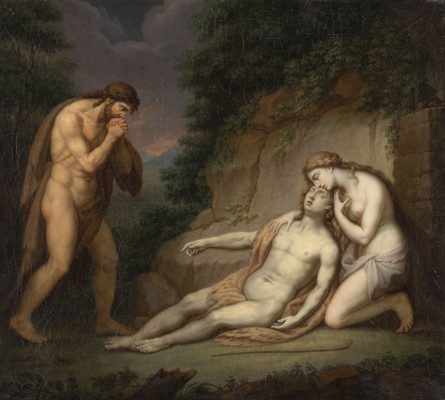 Bild Adam und Eva beweinen Abel (1820)