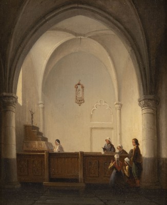 Auktion <br>Kircheninterieur