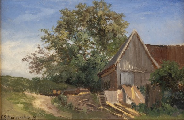 Auction <br>Ölstudie des Bauernhauses (1877)