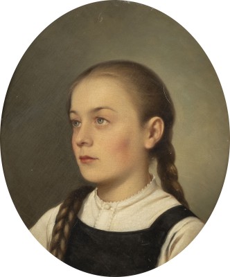 Auktion <br>Mädchenportrait