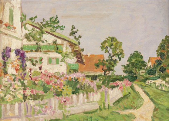 Auction <br>Sommerlicher Bauerngarten in Bayern (1938)