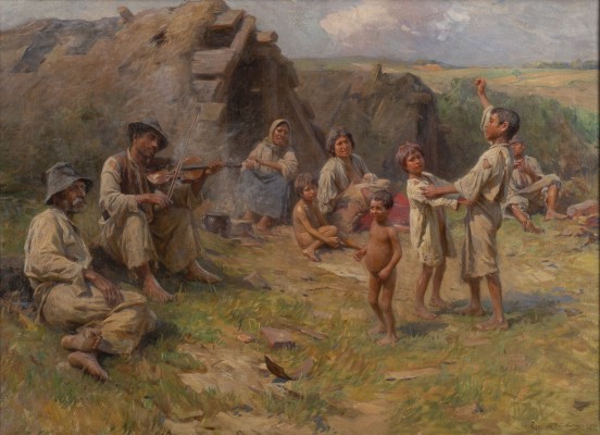 Auktion <br>Zigeunerfamilie (1912)