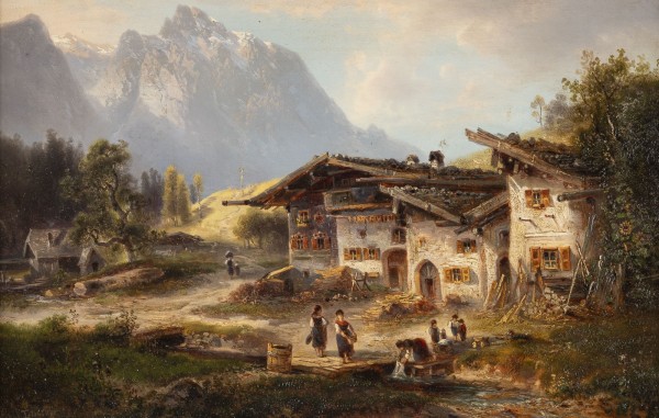 Auction <br>Bauernhof in Alpenlandschaft
