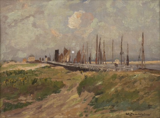 Auktion <br>Hafen bei Nieuport (1907)