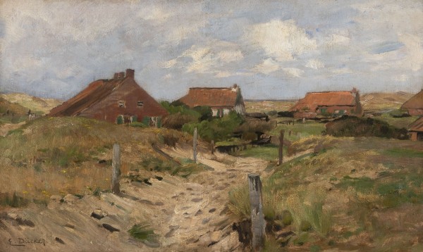 Auction <br>Landschaft mit Bauernhäusern