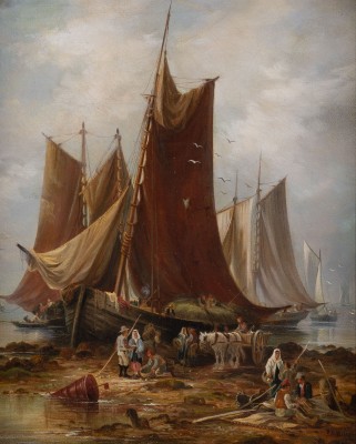Auction <br>Land der Akadien. Handel Boote
