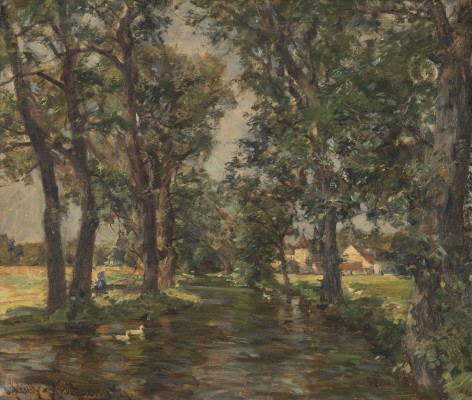 Auction <br>Sommerliche Flusslandschaft
