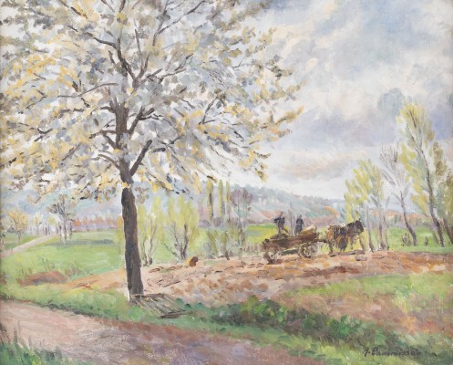 Auktion <br>Frühlingslandschaft