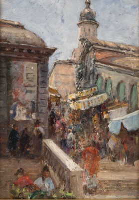 Auktion <br>Der Markt der Rialtobrücke