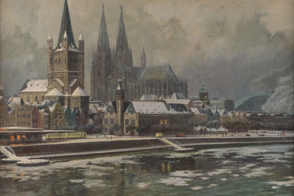 Auction <br>Ansicht von Köln (wohl 1947)