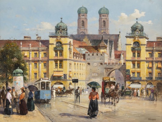 Auktion <br>Der alte Stachus in München
