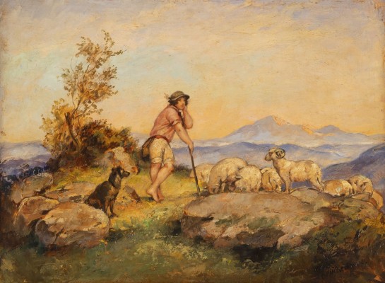 Auktion <br>'In der Campagna bei Rom' (1916 ?)