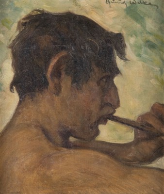 Auktion <br>Flöte spielender Faun