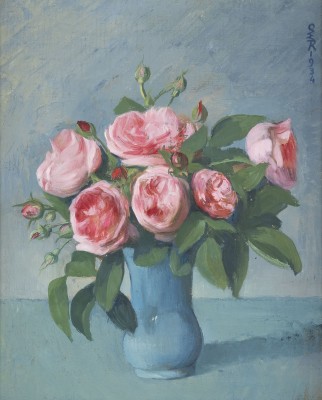 Auktion <br>Rosen in Vase