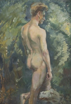 Auktion <br>Männlicher Akt (1918)