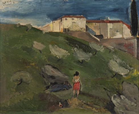 Auktion <br>Garten vor der Stadtmauer, Florenz (1930)