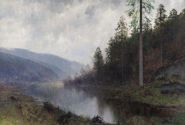 Auktion <br>Skandinavische Landschaft