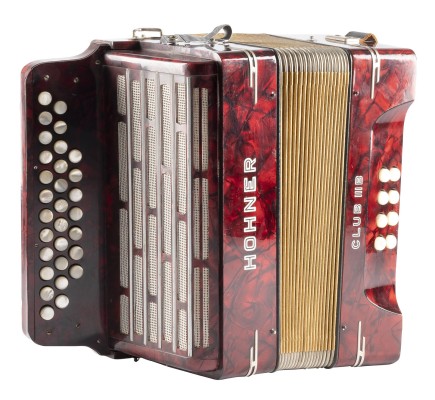 Auktion <br>KNOPFAKKORDEON HOHNER CLUB III B