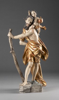 Picture HEILIGE CHRISTOPHERUS MIT DEM CHRISTUSKIND