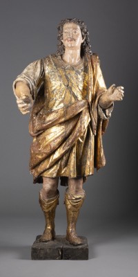 Auktion <br>MONUMENTALE HEILIGENFIGUR