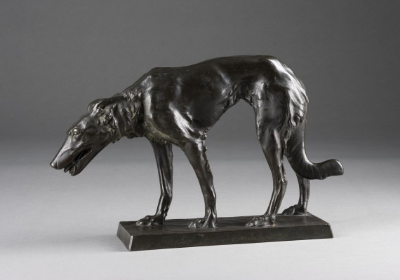 Picture STEHENDER WINDHUND