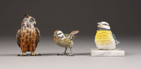 Bild KONVOLUT VON DREI VOGELFIGUREN